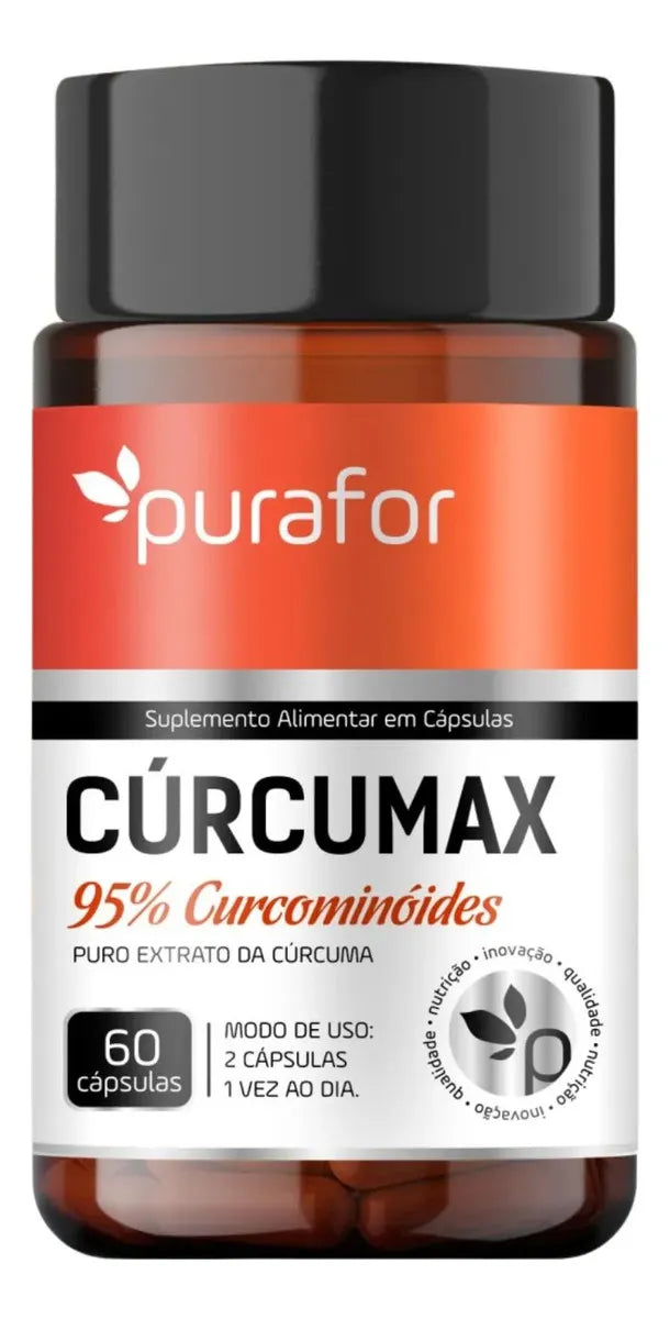 Curcumax 95% Curcominoides Curcuma Pura Purafor 60caps