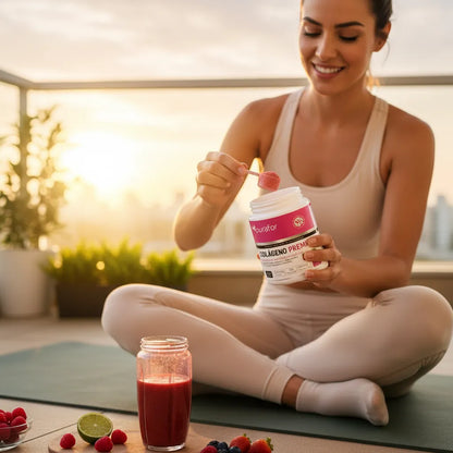 Colágeno Premium Hidrolisado Verisol Frutas Vermelhas 200g 100% Natural Alta Pureza