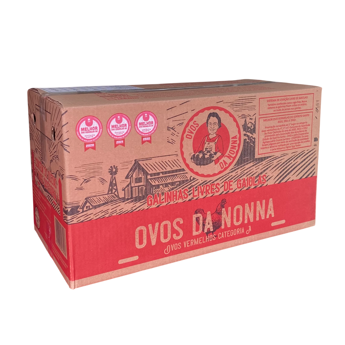 ASSINATURA Ovos da Nonna | Ovos Tamanho Extra | Galinhas Livres de Gaiola